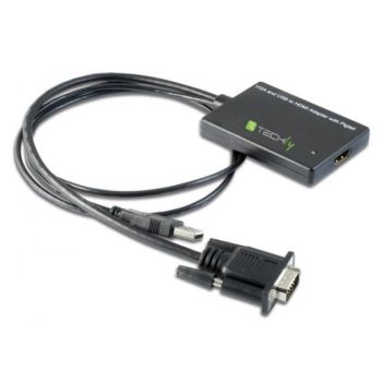 Преобразувател SVGA и Аудио към HDMI Techly - 1