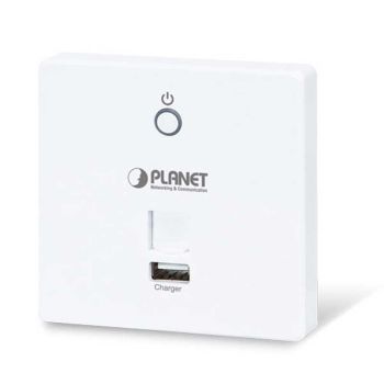 750Mbps 802.11ac In-Wall Wireless Access Point with USB Charger (EU Type, 802.3af/at) Planet - Тайван - 1