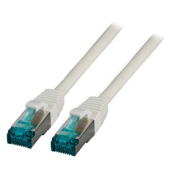 Свързващ пач кабел S/FTP, категория 6а, LSZH, сив  - 1