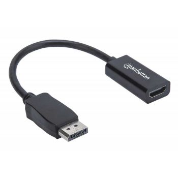 Adapter DP to HDMI, M-F, 15 cm, black Techly - 1