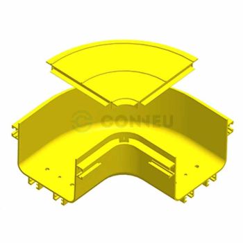 Conneu, 120 mm FR Horizontal 90° Elbow cover Conneu - 1