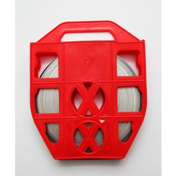 S/s strap, C201-12*0,5*50 m in plastic dispenser  - 1