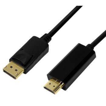 Converter Cable Display port 1.2 to HDMI M/M 4K, 5m, black  - 1
