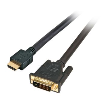 HDMI - DVI-D 24+1 свързващ кабел  - 1