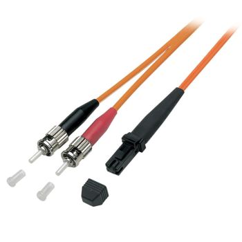 Duplex jumper ST - MTRJ 50/125µ OM2, LSZH, orange  - 1