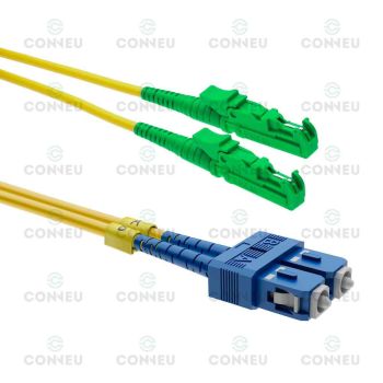 Оптични пач корди E2000/APC-SC/UPC сингъл мод, дуплекс, 2 мм кабел