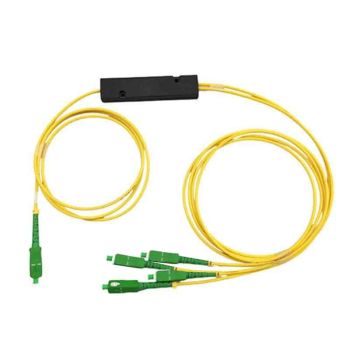 Оптичен сплитер FBT 1310-1550 1x4 с SC/APC конектори