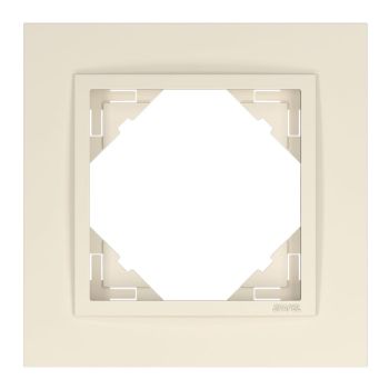 Single frame for power switches and sockets 45 x 45 cm