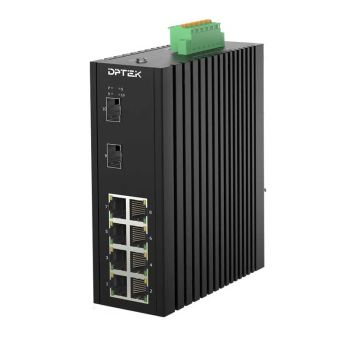 PoE++ Индустриален суич 8x1000Base-T + 2x1G/2.5GBase-X SFP Layer 2+