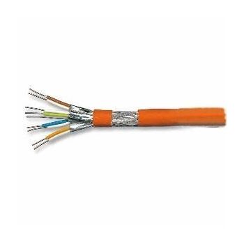 Кабел категория 7a PiMF 1000MHz, 4x2xAWG23/1, orange, LS0H - 100 m  - 1