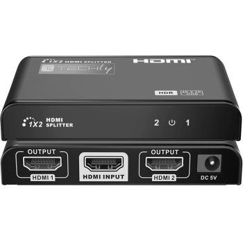 2-port HDMI 2.0 Splitter, UHD 4K 3D