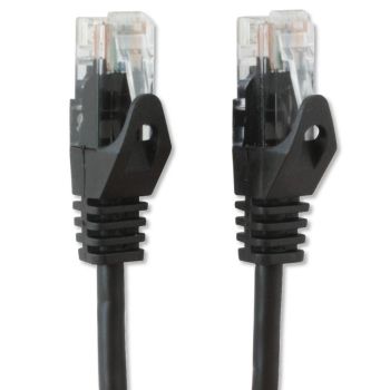 Patch Cable UTP, Cat.5e, PVC, CCA, Black, Techly