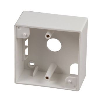 Кутия за повърхностен монтаж 86x86mm, бяла  - 1