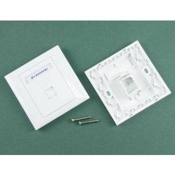 Лицев панел за розетка 1xRJ 45, DIN стандарт Linkbasic - 1
