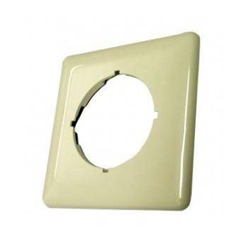 SETEC 511035 u. MegaC/D/F flush mount plate, 80x80mm, RAL1013  - 1