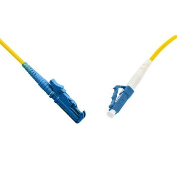 E2000-LC UPC Spx. Patch Cord, OS2, yellow, Conneu