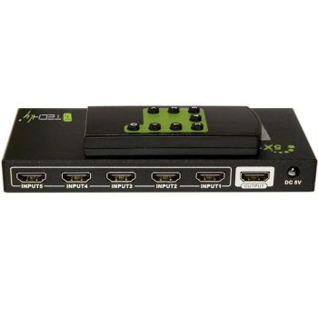 HDMI Суич 5 IN 1 OUT, 4Kx2K, Techly