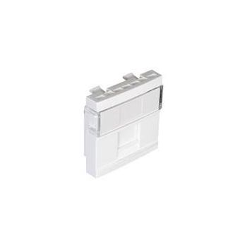 Лицев панел за 1 x RJ45 жак, 45х45 мм