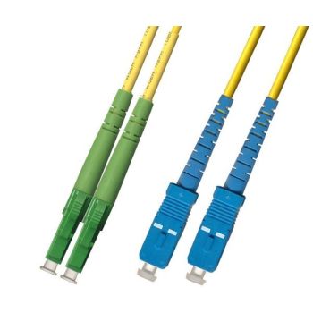 Оптична пач корда LC/APC-SC/UPC Сингъл мод 9/125 дуплекс