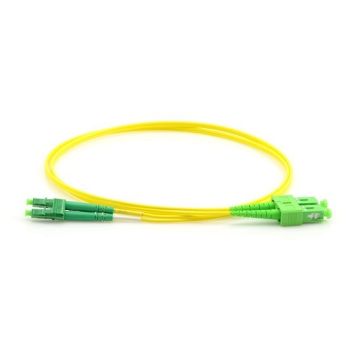 Оптична пач корда LC/APC-SC/APC Сингъл мод 9/125 дуплекс