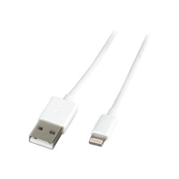 USB2.0 Cable Type-A to Lightning, White, 3m, EFB Elektronik