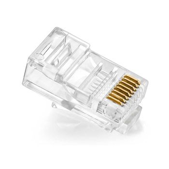 Конектор RJ45 8P8C за кръгъл кабел, категория 5е  10