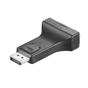 Display Port към DVI преходник, DP20 male - DVI-D (24+1) female