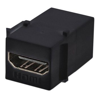 HDMI Keystone свързващ модул, 4K, женско към женско, черен, Intellinet