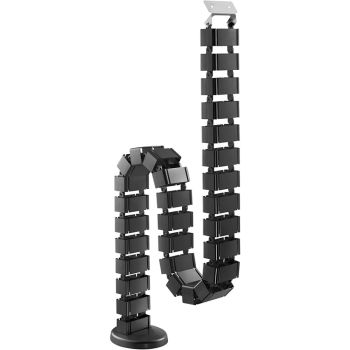 Cable Management Spine, 1300 mm, Black, Techly