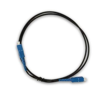SC-SC Simplex Patch Cord, Single mode G657A, Armoured, Black
