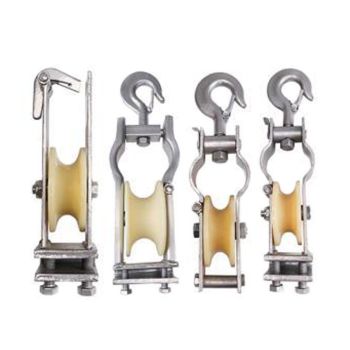 Plastic Cable Guide Roller 120x60 mm + Aluminium Hook, Conneu