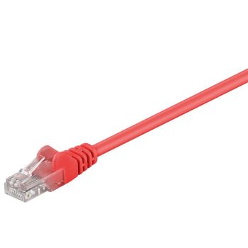 Cat.5e U/UTP Patch Cable, PVC, CCA, red