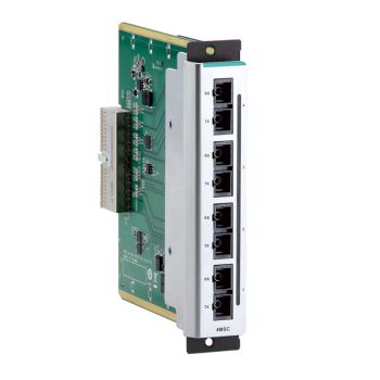 Ethernet interface module with 4x100BaseFX single-mode SC connectors, Moxa