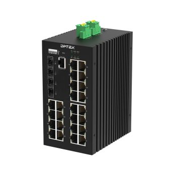 Индустриален суич 24*10/100/1000Base-T + 4*1G/2.5/10GBase-X SFP+ Layer 2+