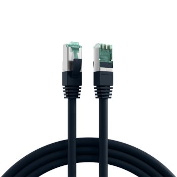 Patch Cable cat.6A AWG27, S/FTP, LSZH, Black