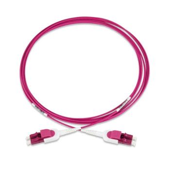 LC-LC Uniboot Patch Cord, OM4 Violet 2 mm, Conneu 