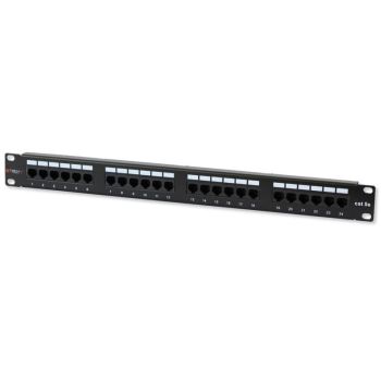 19" Patch panel 24xRJ45 Cat.5e UTP 1U, Techly