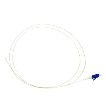 LC/UPC FO Pigtail, Single mode 9/125, PVC, White, MegaF