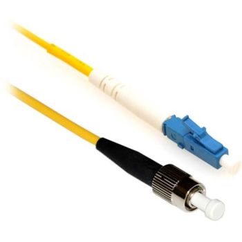 FC-LC Simplex Patch Cord, OS2, 2 mm, Yellow, Conneu