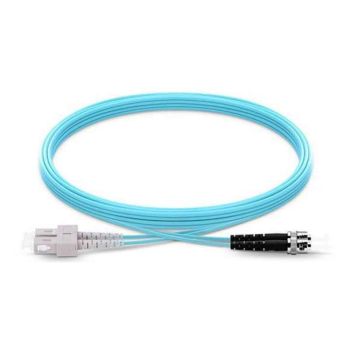 SC-ST Dpx. Patch Cord, OM3 Aqua 3 mm