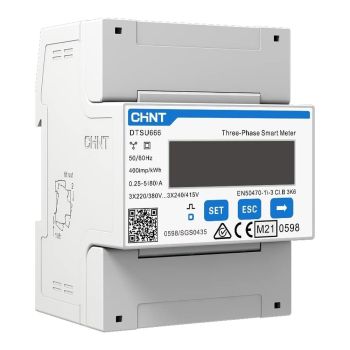 Трифазен смарт метър с включен токов трансформатор 100A/5A - PH5000