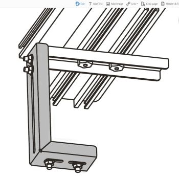 Top Support Stand for 360 mm Ducts, Conneu