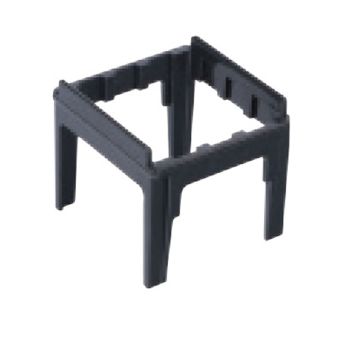 Snap-on Trunking 90° Positioner for 45x45 Modules, Black, EFAPEL