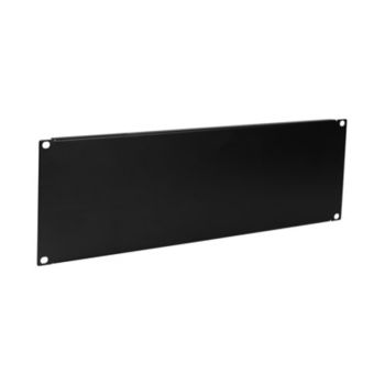 Blank Panel 19“ 3U, black