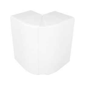 Variable outside angle for cable trunking 100X50, white