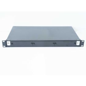 Изтеглящ се оптичен панел за 3 MPO касети, 1U, черен - 1