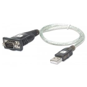 Converter USB to Serial RS232 9-pin M/M, 0,45м Techly - 1