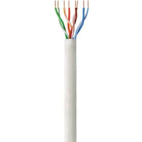 Инсталационен кабел кат. 6, U/UTP, PVC, AWG23/1, CCA, кутия 305 м, сив - 1