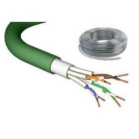 Пач кабел категория 7, SF/UTP, LSZH, зелен - 100 м