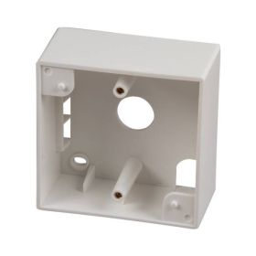 Кутия за повърхностен монтаж 86x86mm, бяла  - 1